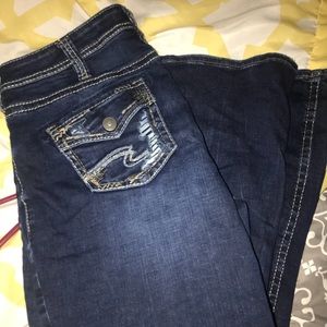 Silver Suki Slim Boot Size 14 inseam 31